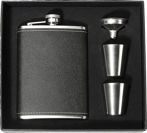 Hip Flask Gift Set for Men, 8oz Leak